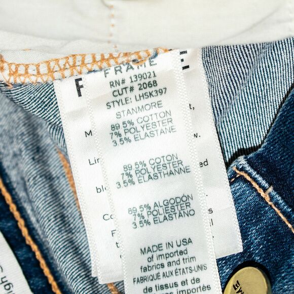 FRAME Denim Size 26 Le High Skinny Jeans Stanmore Blue - Picture 7 of 9